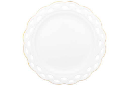 Блинница 26*26*11,5 см "Певчие птички" фарфор NEW BONE CHINA