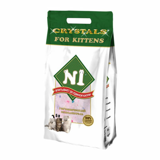 Силикагелевый наполнитель для котят, 5л (Crystals for Kittens)