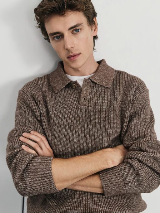 Джемпер с эффектом меланж / Zarina