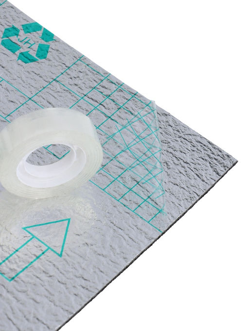 Ковролин самоклеящийся для пола и для стен, 300×300 мм, цвет чёрный, 10 шт.