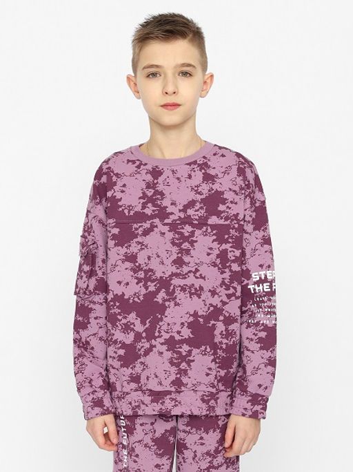 CRB wear/CSJB 63477-44-355 Джемпер для мальчика,фиолетовый/Ex.Cherubino