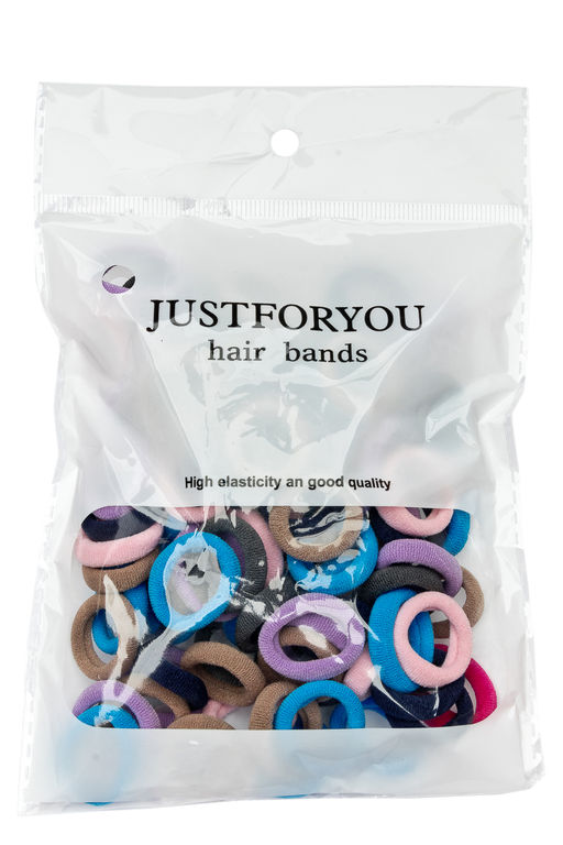 Резинки для волос 2 см (100 шт) SF-7505, ассорти №6 - Больше подарков фото 2