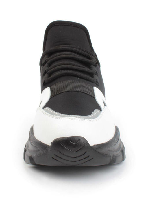 05-P96-1Z BLACK Кроссовки женские зимние (натуральная кожа, шерсть) - Фабричный китай фото 8