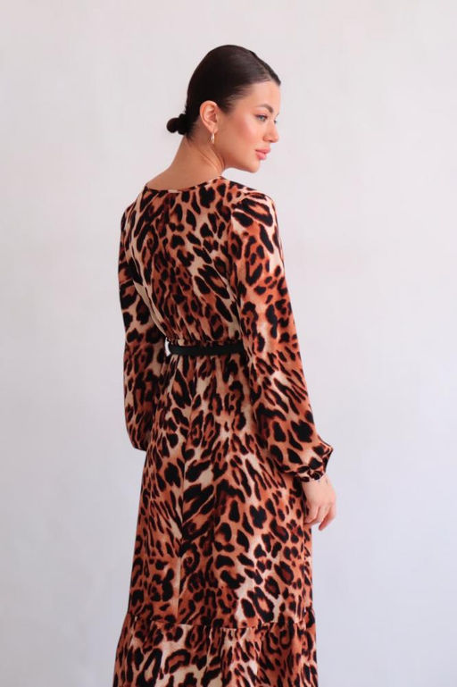 Martichelli Платье с анималистичным принтом  фото 6