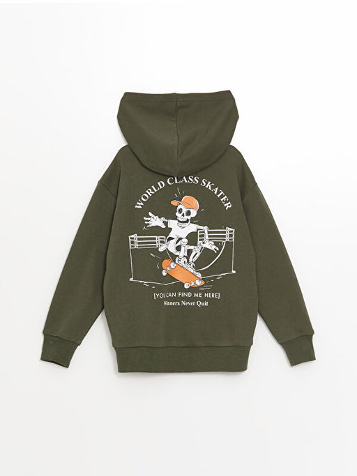 Kap??onlu Erkek ?ocuk Sweatshirt - Waikiki фото 2