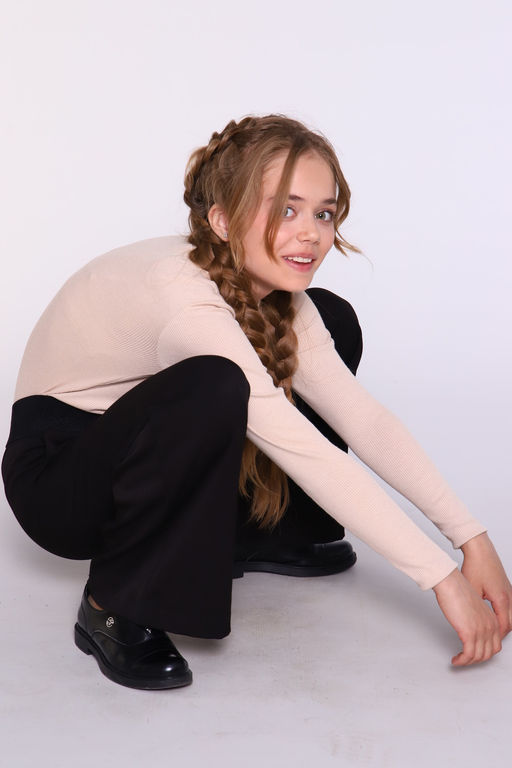 Джемпер "лапша" стойка арт. 13288