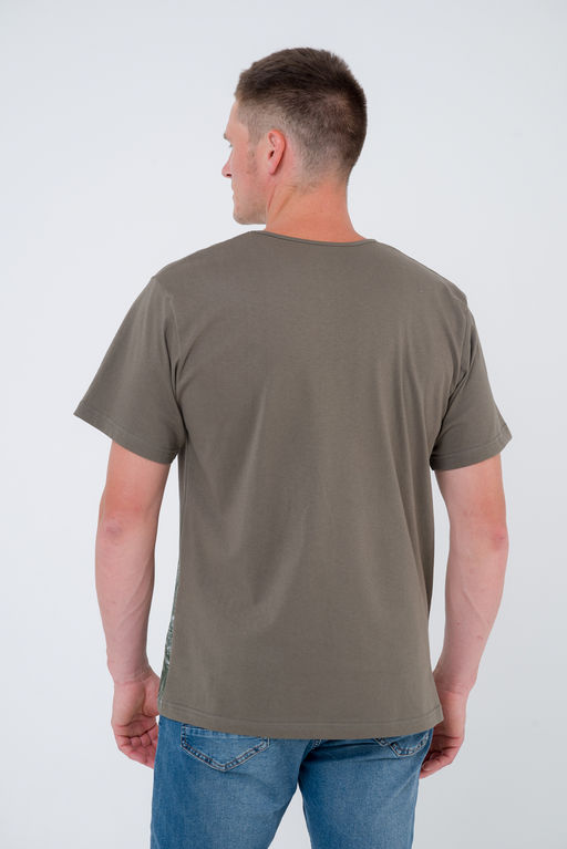 Футболка из кулирки унисекс Город хаки - Амадэль фото 6