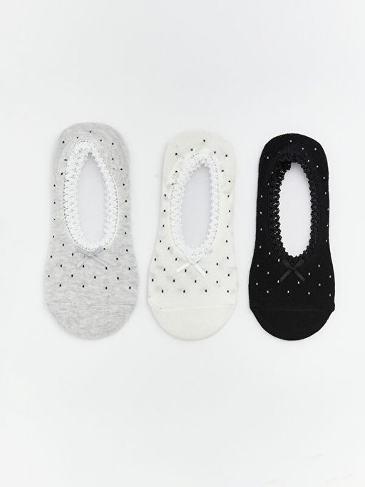 Puantiyeli Kad?n Babet ?orap 3l?