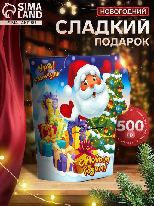 Сладкий новогодний подарок Юный эрудит, 500 г