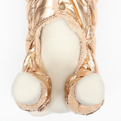 Комбинезон Блеск, размер S (ДС 24 см, ОГ 34, ОШ 23 см, до 5 кг), золотой - Simaland фото 6