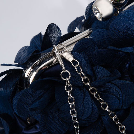 Сумка-клатч на фермуаре, цвет синий - Simaland фото 3