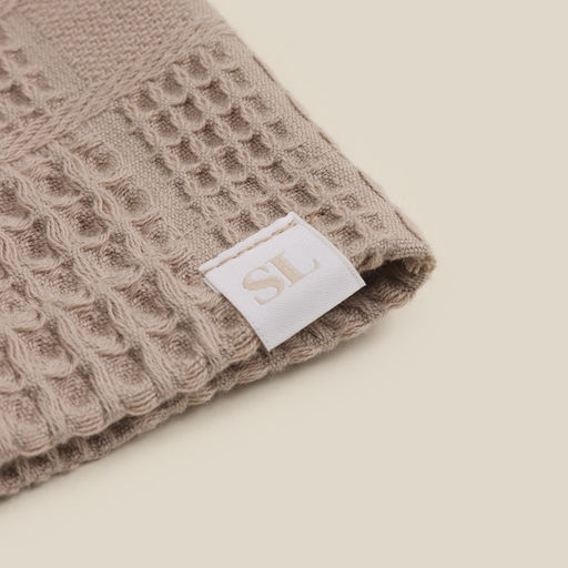 Халат вафельный женский SL HOME: Chess «Саббиа», размер XL, хлопок 100%, коричневый