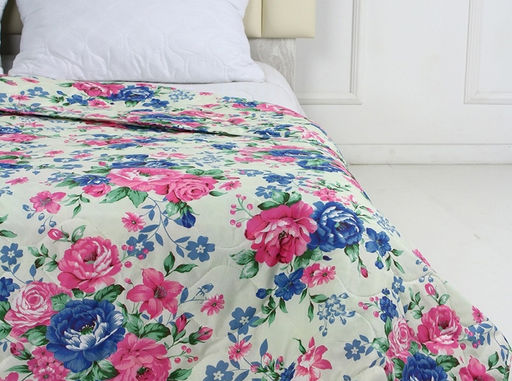 АРТ 143 Покрывало стеганое (микрофайбер) 200*220 "Деревенские мотивы"