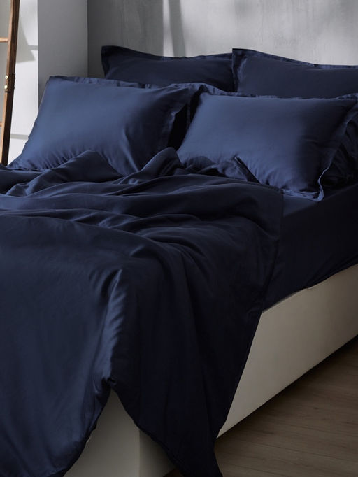 Пододеяльник 1.5-спальный SL Home, 150×220 см, синий, тенсель