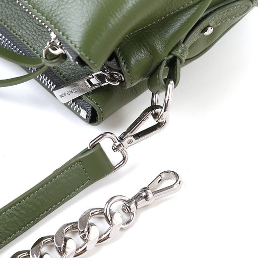 Женская сумка, кожа, MIRONPAN 96001 Зеленый  фото 4