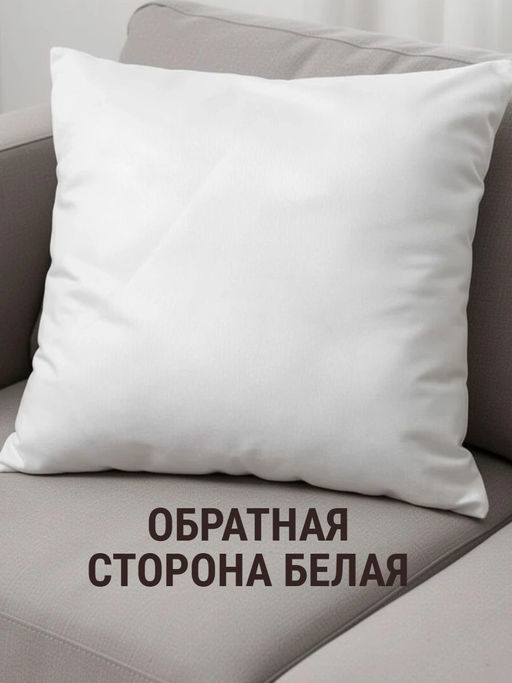 Наволочка декоративная Кот пушистый 3D
