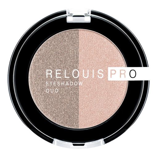 Relouis Bel Тени для век Relouis Pro Eyeshadow Duo №112 серо-розовые