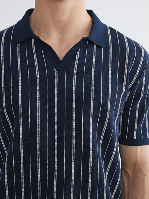 Polo Yaka ?izgili Erkek Ti??rt