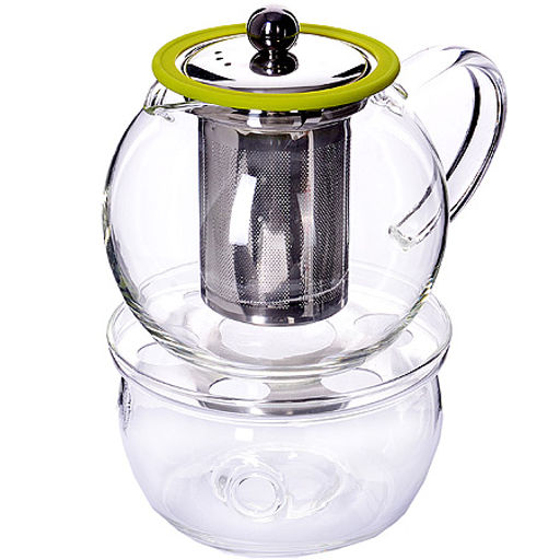25677 Чайник стекло 1,2л+ подогрев,сито МВ (х12) - Mayer&boch фото 3