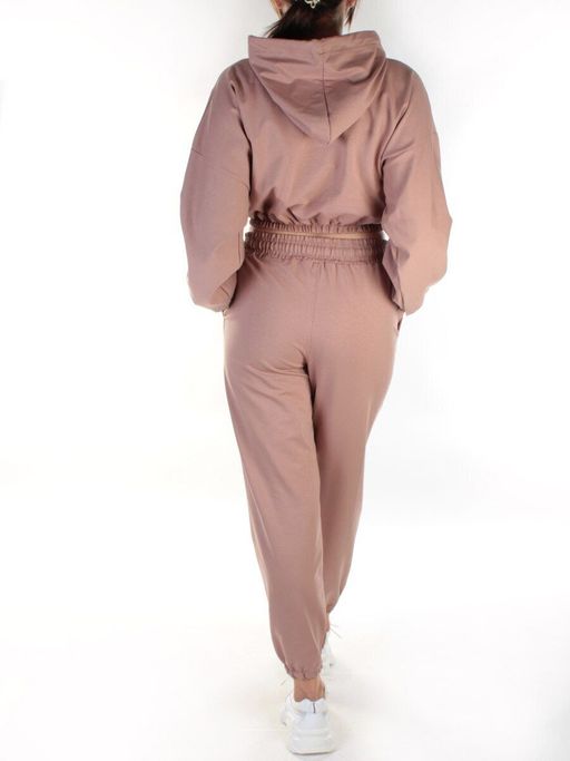 303-1 BROWN Спортивный костюм женский (100% хлопок) - Fashion фото 7