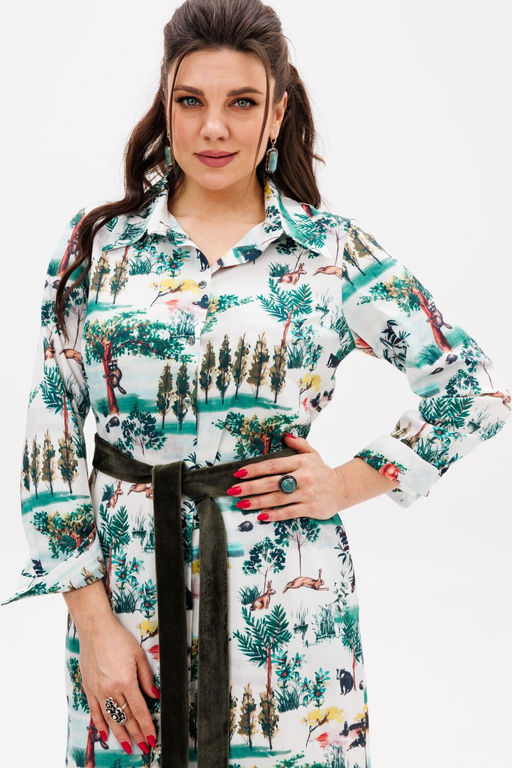 Платье ANELLI 1341 лесное царство фото 8