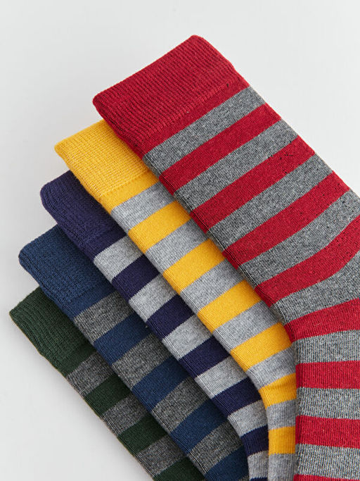 ?izgili Erkek Soket ?orap 5li - Waikiki фото 3