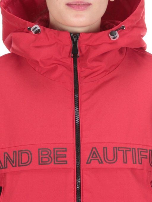 009 RED Куртка демисезонная женская (100 гр. синтепон) - Fashion фото 10