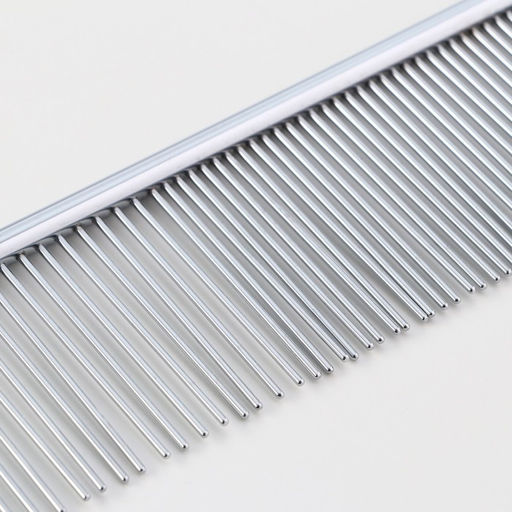 Расчёска металлическая большая, редкие и частые зубья, 19 х 5 см - Пижон фото 3