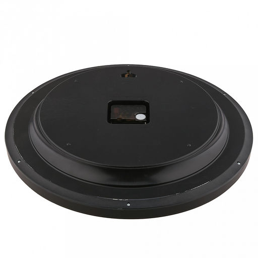 Часы настенные "Маэстро" д37,5см, h5,5см, мягкий ход, циферблат белый; цифры арабские, черный; корпус пластик, черный; в коробке (Китай)