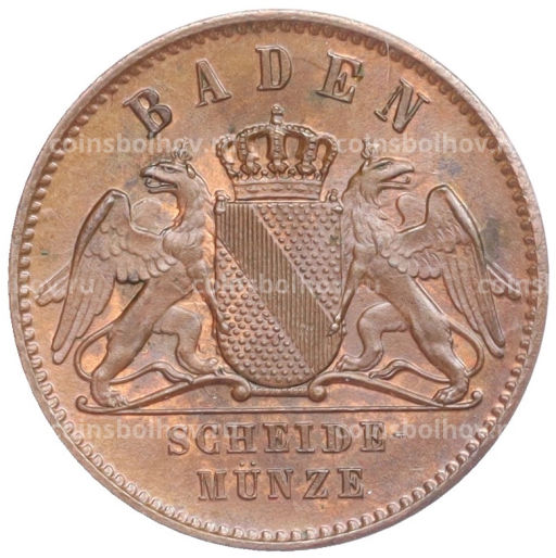 1 крейцер 1864 года Баден