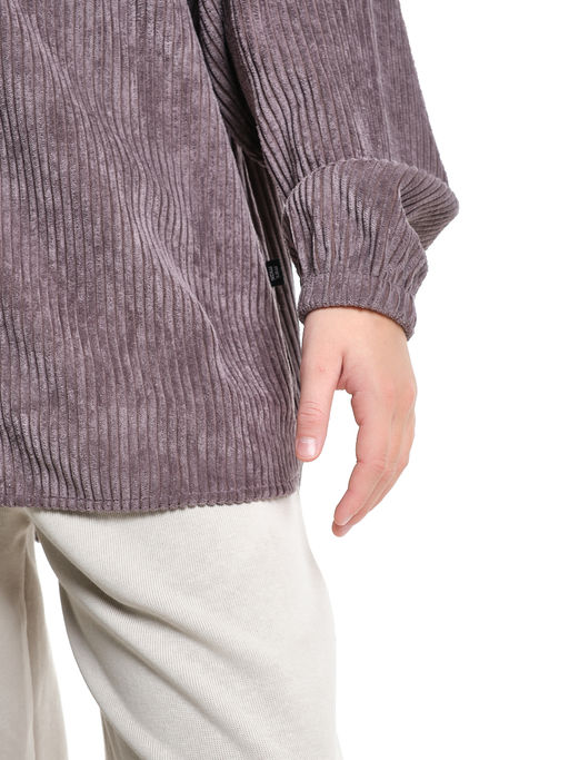 Вельветовая рубашка для девочки 22-7364 бежевый - Mini maxi фото 27