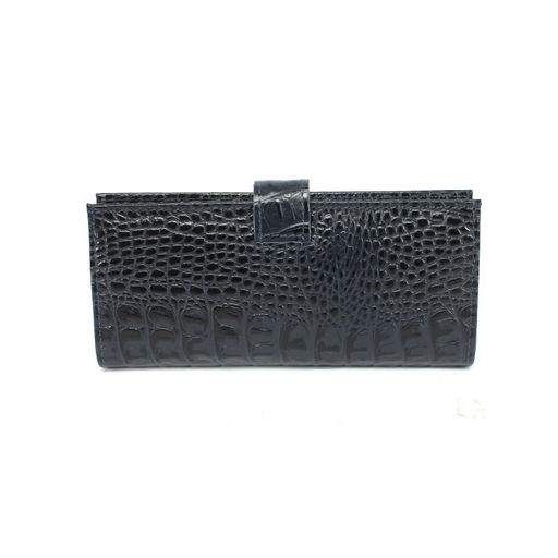 Портмоне мужское Croco-ПР-950 с хлястиком натуральная кожа 2 отд, 13 карм, синий кайман (88) 265469  фото 2