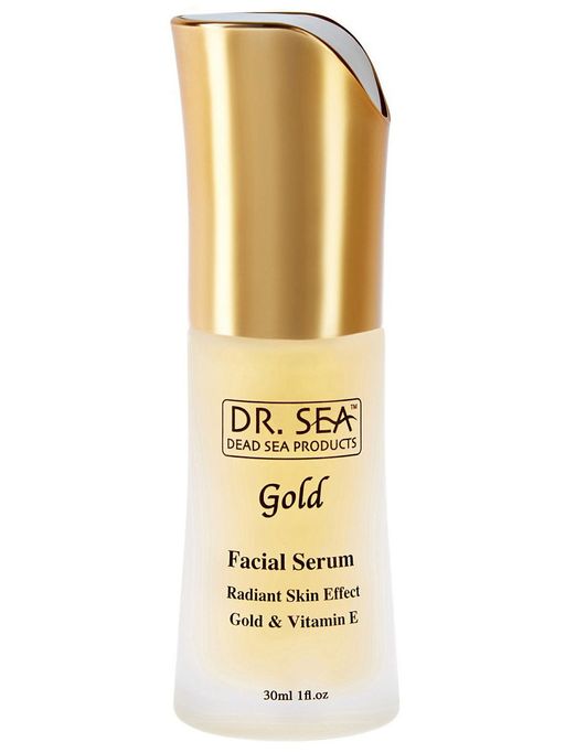 505 DS Серия GOLD Сыворотка для лица с золотом и витамином Е - эффект сияющей кожи 30 мл. - Dead sea фото 2