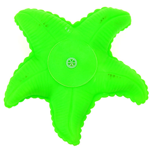 Игрушка для собаки "Морская звезда" 13х12,5см, резиновая, с пищалкой, цвета микс (Китай)