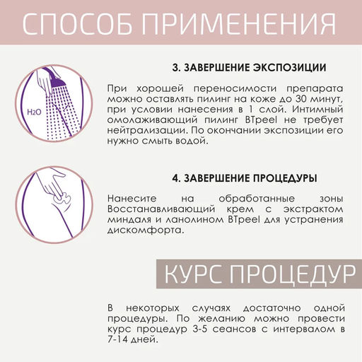 Интимный пилинг омолаживающий с феруловой, фитиновой, кофейной и глюконовой кислотой, общий процент кислот: 20%, 10 мл
