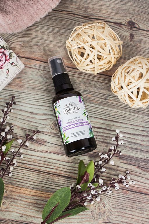 Тоник для лица противовоспалительный 50 мл - Siberina фото 4