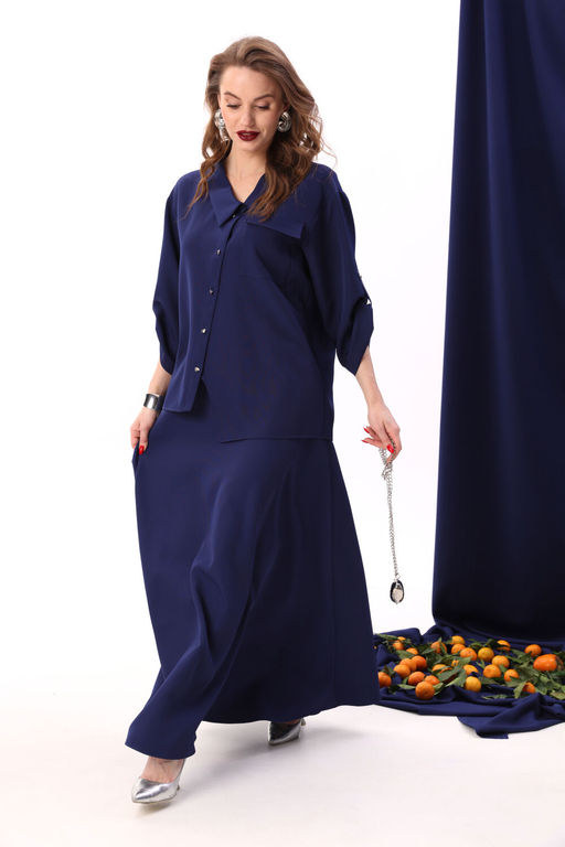 Костюм NIKVA н928-1 сапфир  фото 4