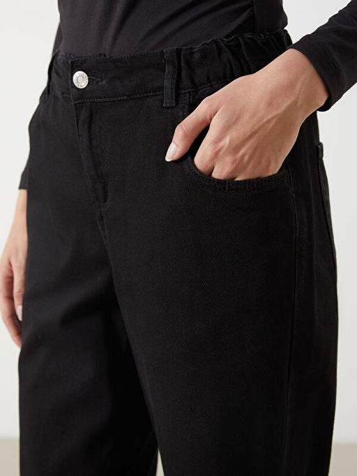 Wideleg Kad?n Jean Pantolon