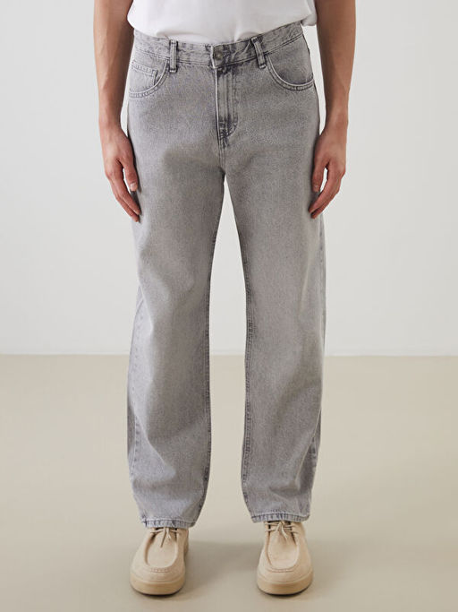 Baggy Fit Erkek Jean Pantolon