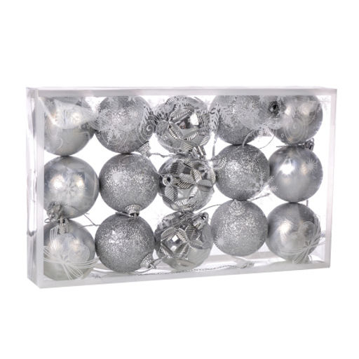 Елочные шары 15 штук 5 см / B-2586 /уп 96/ - Галеонтрейд фото 4