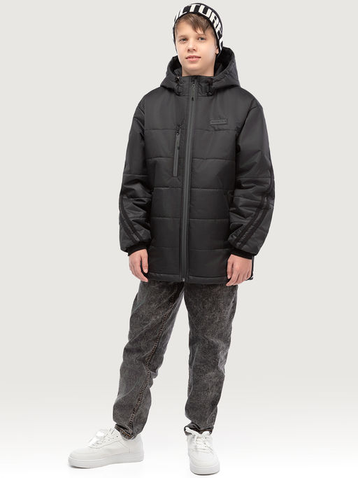 Куртка 4м6325 черный - Nikastyle фото 4