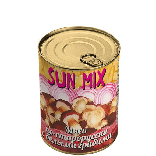 Мясо по-старорусски с белыми грибами SUN MIX, 340г