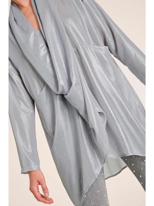 Блузка, серебристая - Ashley brooke фото 5