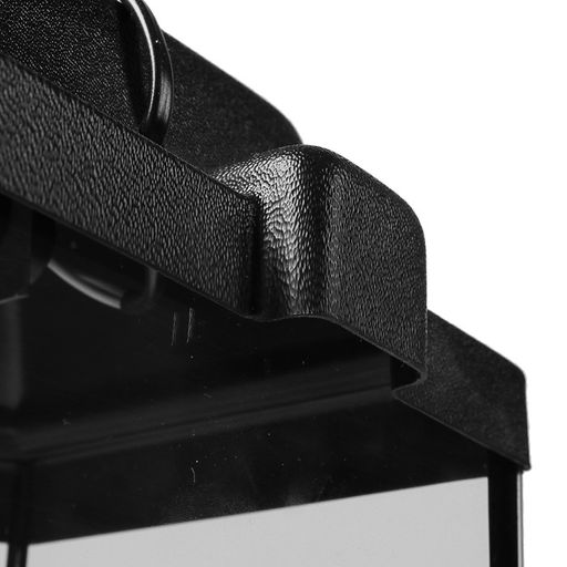 Аквариум Панорамный с крышкой, 30 литров, 46 х 20 х 33/38 см, чёрный - Пижон фото 3