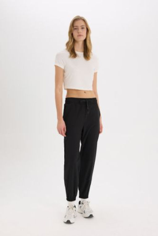 DeFactoFit Standart Fit Dokuma Jogger Esofman Alt?