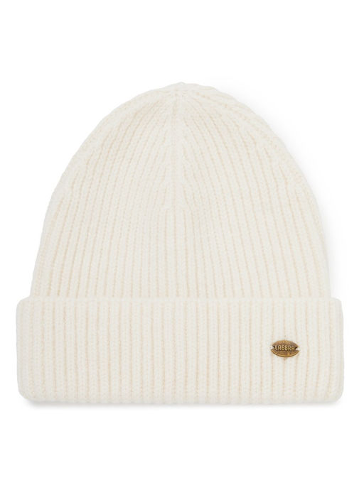 Шапка жен. пух енот+шерсть+виск LB-N88066 white