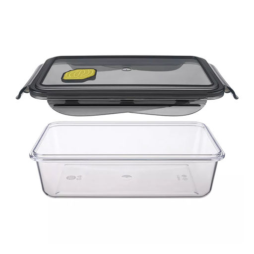 Контейнер для продуктов "BRILLIANT" герметичный с клапаном квадратный 1,0 л, арт. С11794