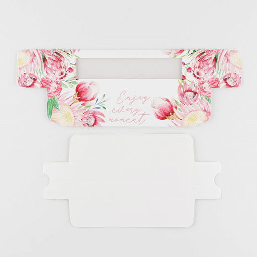 Цена за 5 шт. Коробка для макарун, кондитерская упаковка «Enjoy», 18×5.5×5.5 см