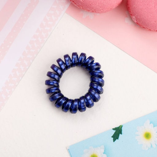 Цена за 18 шт. Резинка для волос «Пружинка», металлик, 3.5 см, МИКС