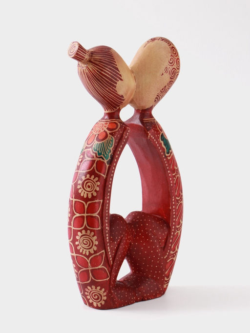 Фигурка Вместе, 20 см, дерево